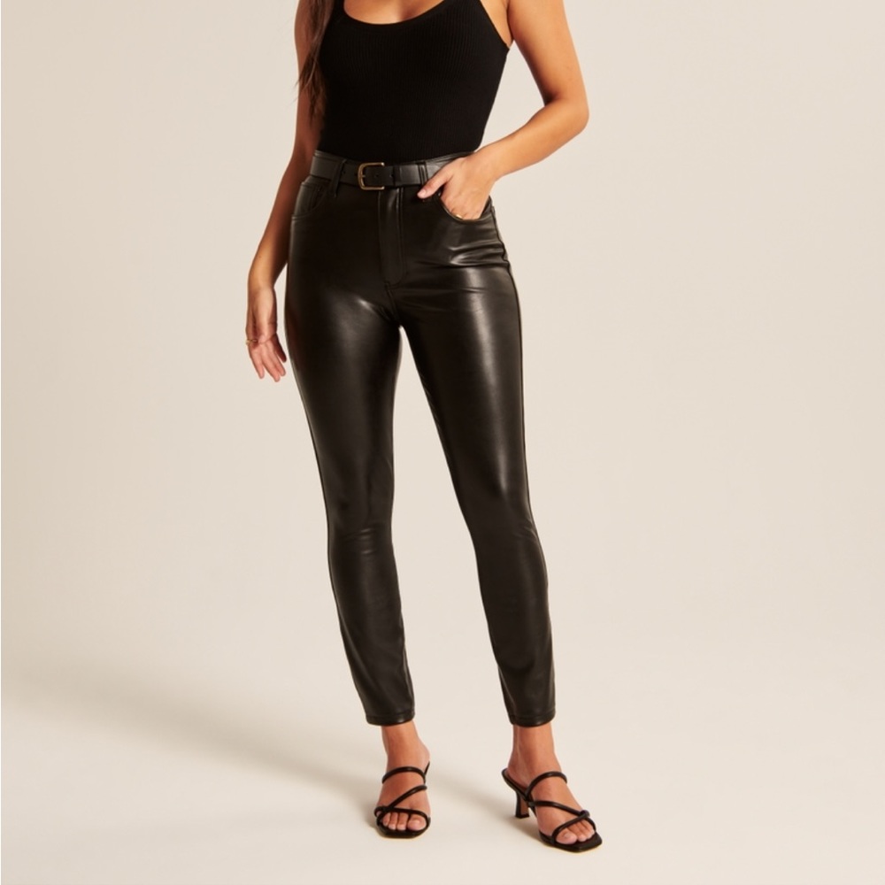 Abercrombie Skinny Leather Pants